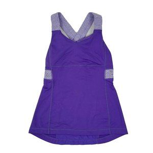 LULULEMON Purple Crossback Tank Size XS/4